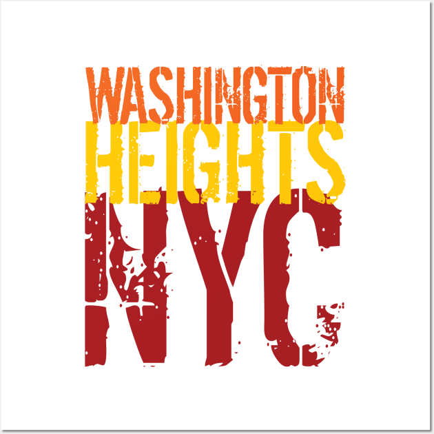 'Washington Heights NY New York' New York City Gift Wall Art by ourwackyhome